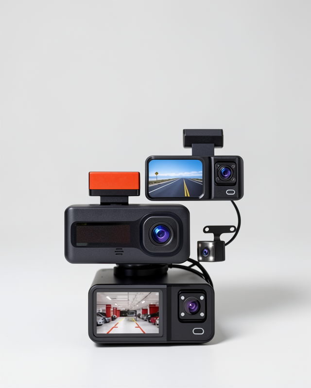 3 Kameralı Full HD Kayıt Sistemi ile Araç Güvenliğinde Tam Kapsam