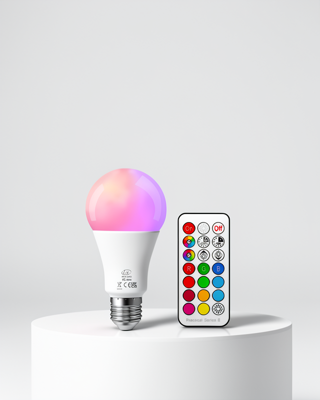 Zamanlayıcılı Akıllı LED Ampul, RGBW Teknolojisi ile