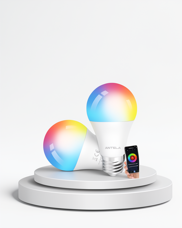 Akıllı LED Ampul 9 Watt Beyaz Işık ve Renk Ayarı