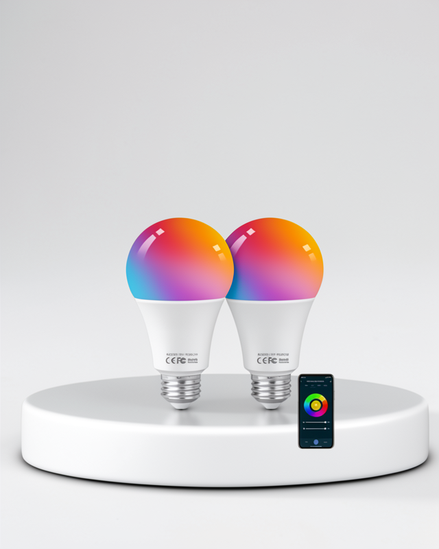 Romantik 9W RGBW LED Ampul, akıllı ve tasarruflu aydınlatma