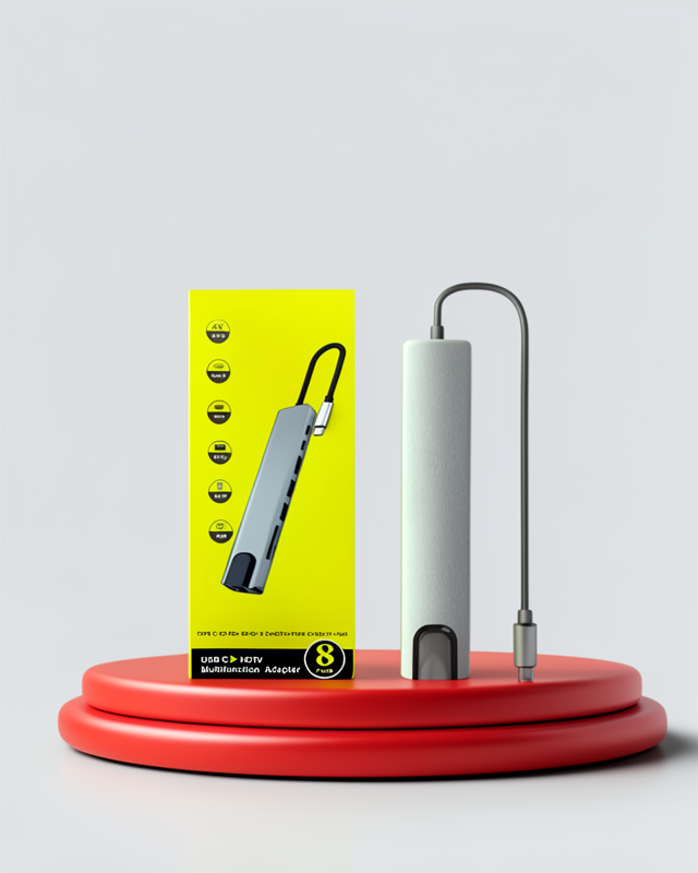 USB‑C Çoklu Port Hub, 4K HDMI Çıkışı ve Gigabit Ethernet Özellikli