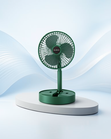 3 Kademeli Şarj Edilebilir Katlanabilir Mini Fan Taşınabilir