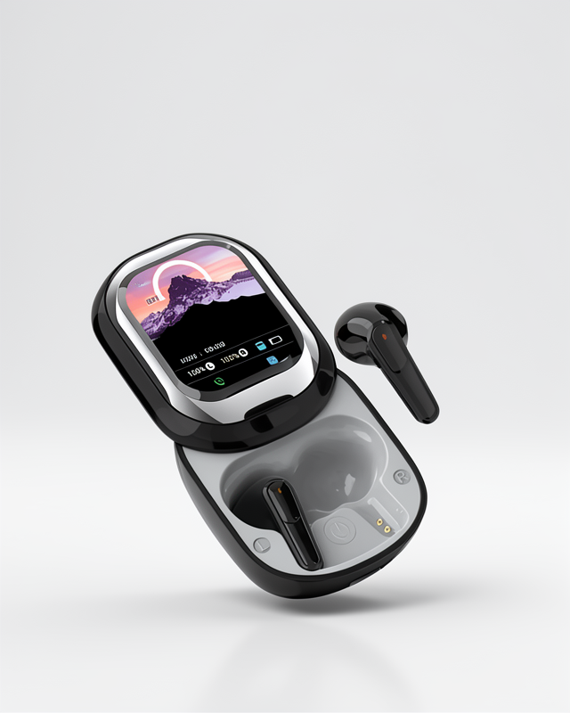 Oyun ve Müzik Modlarına Sahip Kişiselleştirilebilir LED Ekranlı Bluetooth Kulaklık