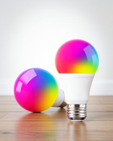 A+ Enerji Sınıfı 10 Watt Renk Değiştiren RGB Işıklı Led Ampul