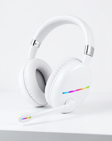 MAX-17 RGB Beyaz Kulaklık