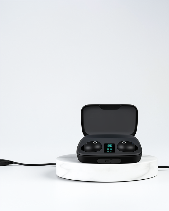 TWS 5.0 Bluetooth Kulaklık, Kablosuz Dijital Göstergeli Çağrı Cevaplama Özellikli