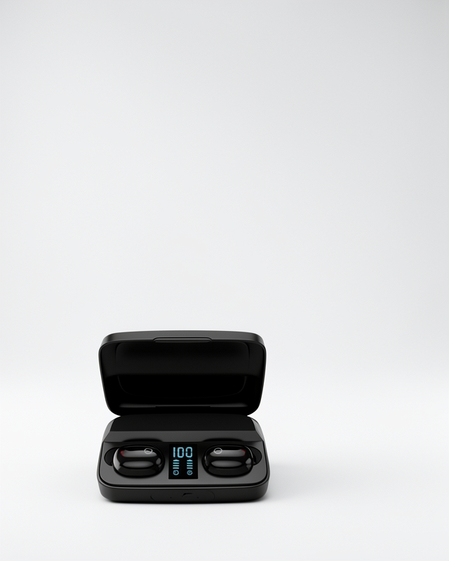 Powerbankli Led Göstergeli Kablosuz Bluetooth Kulaklık, Android ve İOS Uyumlu A10s