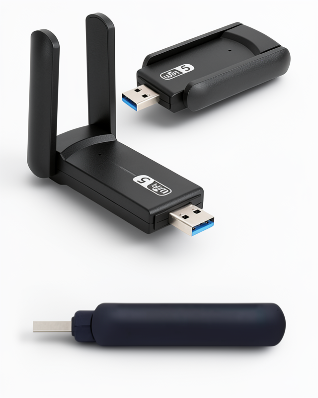 Kablosuz Windows 7/8/10/11 için Usb 3.0 Dual Band Wifi Alıcı Adaptör