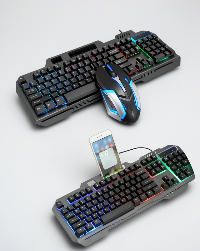 Q Klavye ve Mouse Hediyeli RGB Işıklı Gaming Oyuncu Klavyesi
