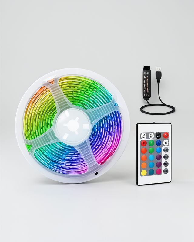 10 Metre Kumandalı RGB Şerit LED Işık RGB