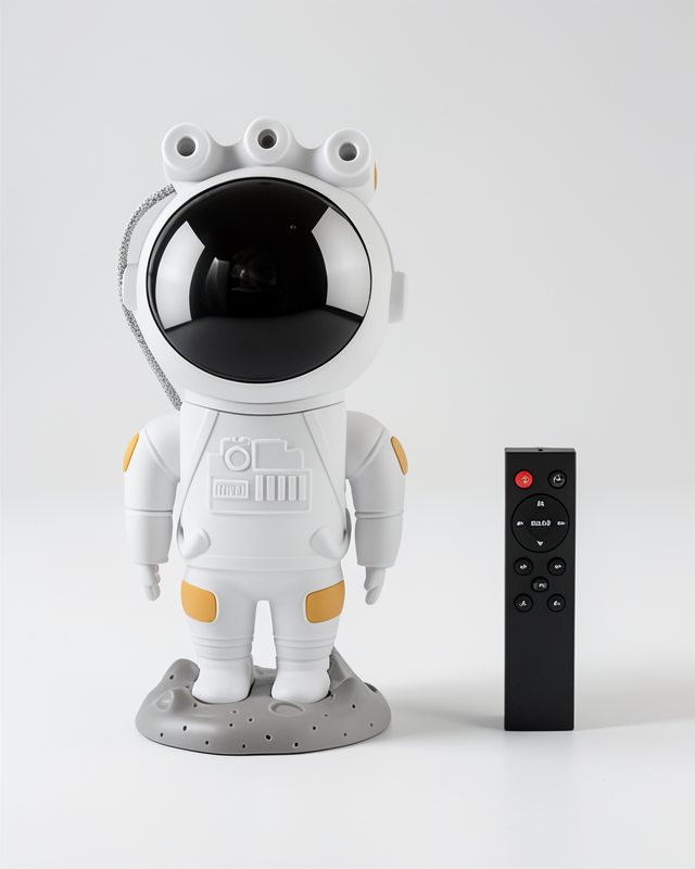 Sevimli Astronot Bluetooth Hoparlör Projeksiyon Lamba