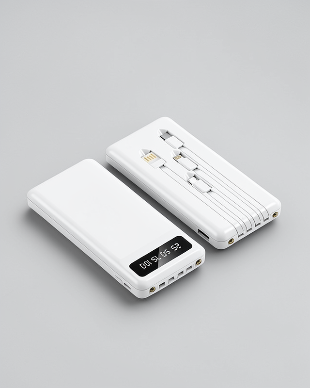 20.000 mAh Kapasiteye Sahip 4 Çıkışlı Taşınabilir Powerbank Uzun Pil Ömrüyle