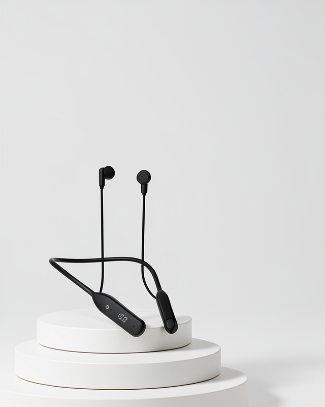 Boyun Bantlı 60 Saat ANC Özellikli Kablolu Kulak İçi Bluetooth Kulaklık