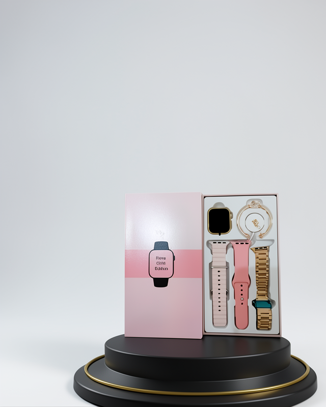 Kadın Akıllı Saat Rose Gold, Yeni Nesil Android ve İos Uyumlu