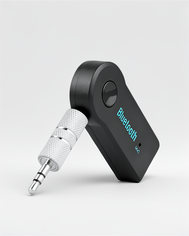 Siyah Bluetooth Aux Araç Kiti, Tüm Cihazlarla Uyumlu