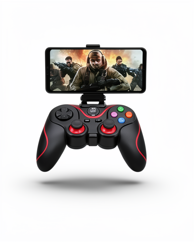 X3 Modeli Yeni Nesil Gamepad, Android Uyumlu Telefon Tutucu ile Joystick
