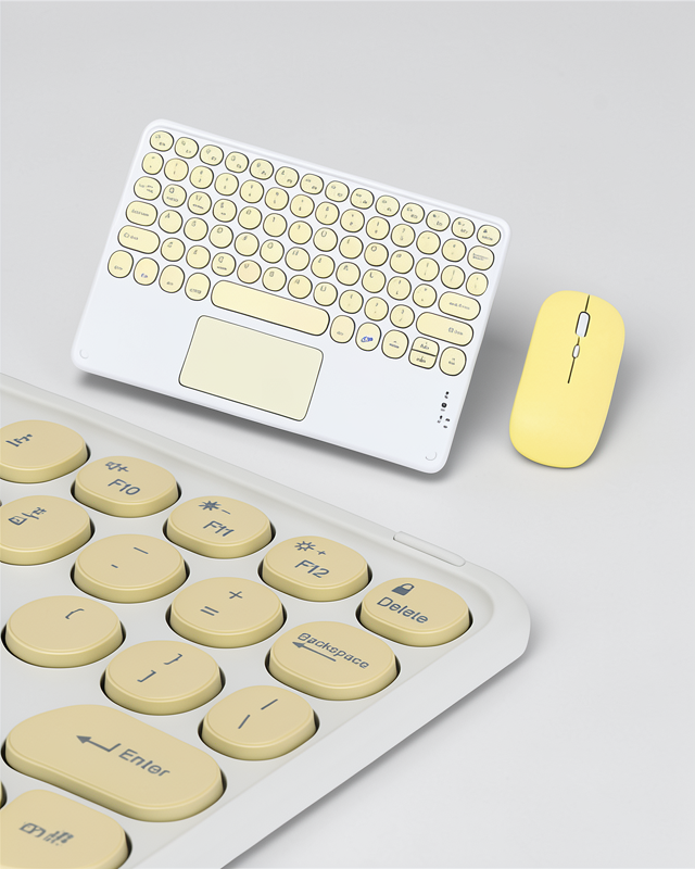Slim Kablosuz Wifi Q Klavye Touchpad ile Tüm Cihazlara Uyumlu Bluetooth Klavye