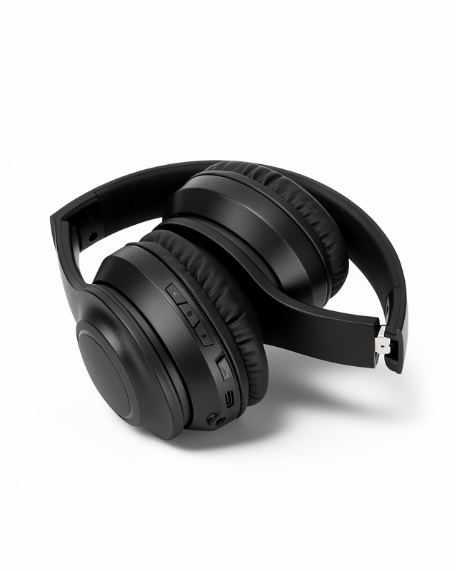 Ayarlanabilir Uzun Pil Ömrü ile Kablosuz 5.0 Bluetooth Kulak Üstü Kulaklık