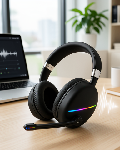MAX-17 RGB Siyah Kulaklık
