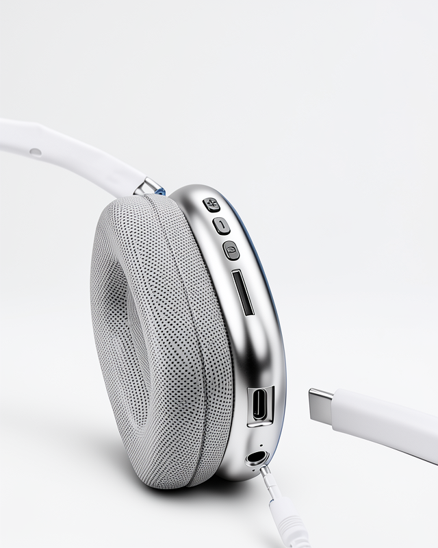 Beyaz P9 Air Max 5.0 Mikrofonlu Kablosuz Bluetooth Kulaklık Yüksek Ses Kalitesi