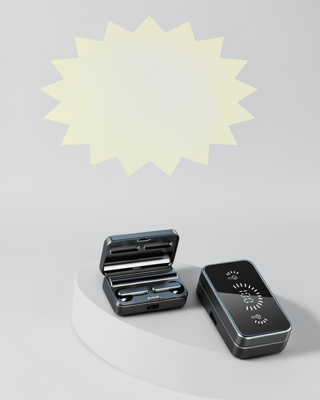 Bluetooth Kulaklık, Akıllı Saat ve Powerbank Seti, ANC Özellikli, Dokunmatik