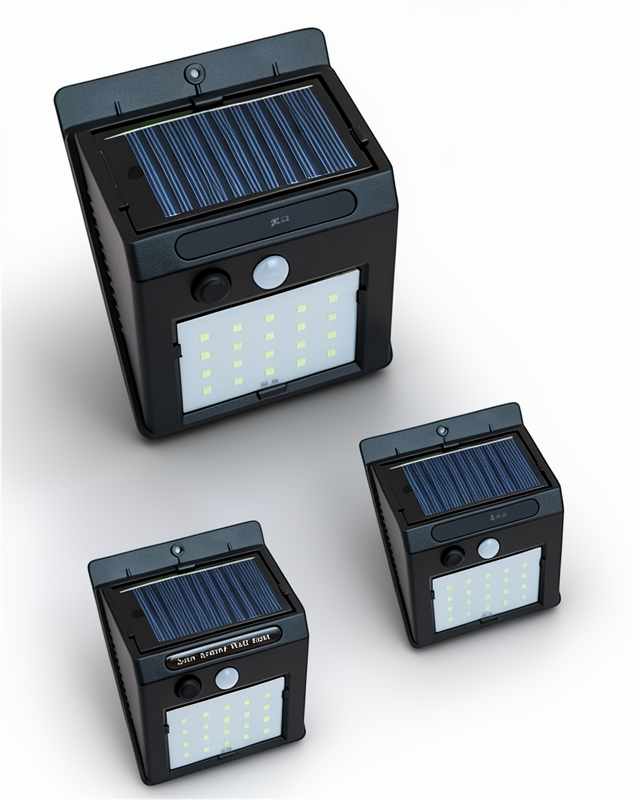 Solar Gece Aydınlatma Sensörlü 20 LED'li Güneş Enerjili Bahçe Lambası