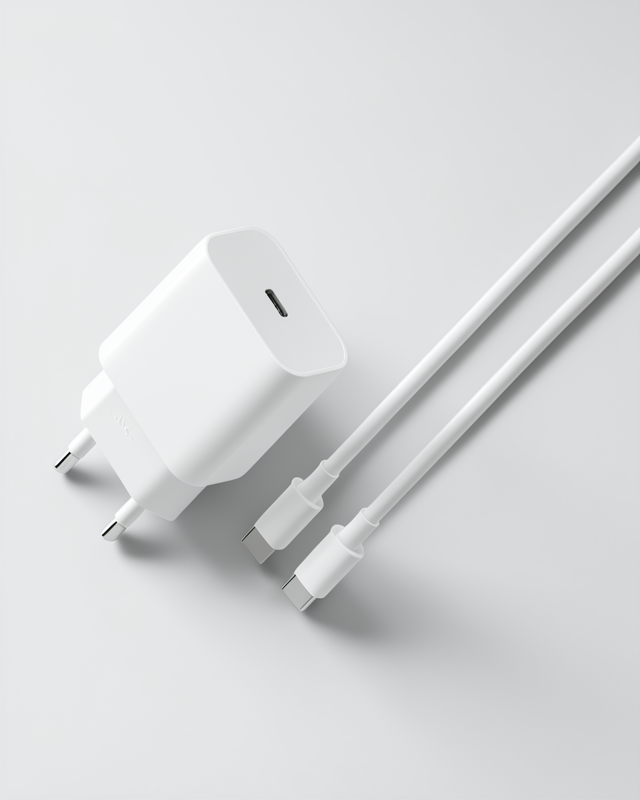 Type-C Girişli 15/15 Pro Max Adaptör ve Kablosu, iOS Uyumlu Hızlı Şarj