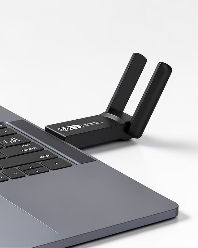 Kablosuz Wifi Adaptörü Çift Bantlı Wifi Adaptör