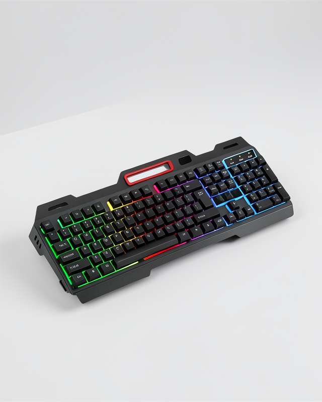 RGB Işıklı Q Klavye ve Mouse Hediyeli USB Girişli Led Işıklı Oyuncu Klavyesi