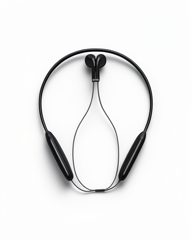 Bluetooth Kulaklığı 60 Saat Kablolu Boyun Askılı Dijital Göstergeli