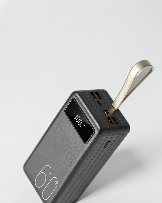 Dijital Göstergeli 4 Portlu 60.000 MAH Taşınabilir Powerbank