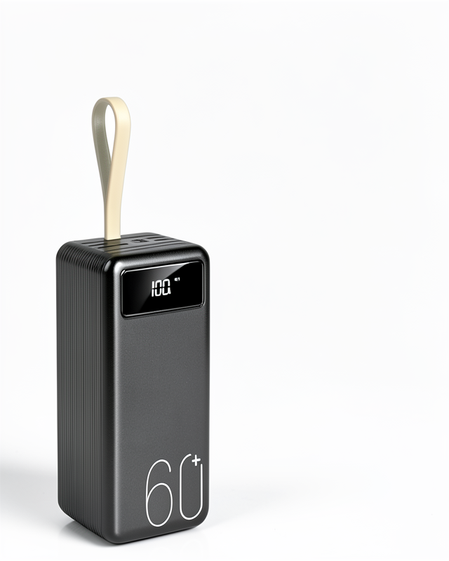 60.000 Mah Kapasiteye Sahip Hızlı Şarjlı 4 Çıkışlı Dijital Göstergeli Powerbank