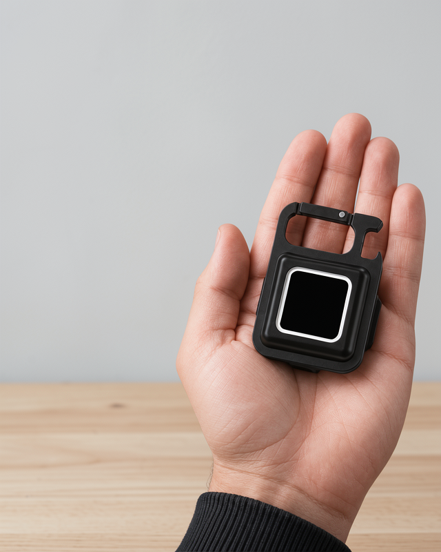 Yeni Nesil USB Type-C Şarjlı LED Mini Anahtarlık Fener – 1000 Lümen Güçlü Işık