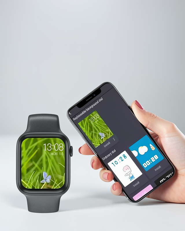 Yeni Nesil Bluetooth Bağlantılı Amoled Ekranlı Akıllı Saat