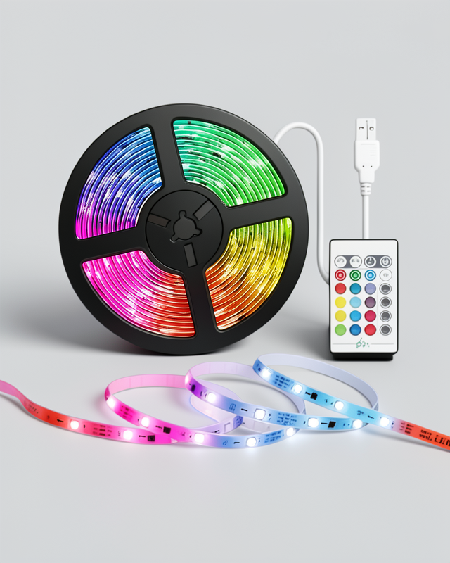 Her Ortama Uygun 5M RGB Işıklı Led Şerit Işık
