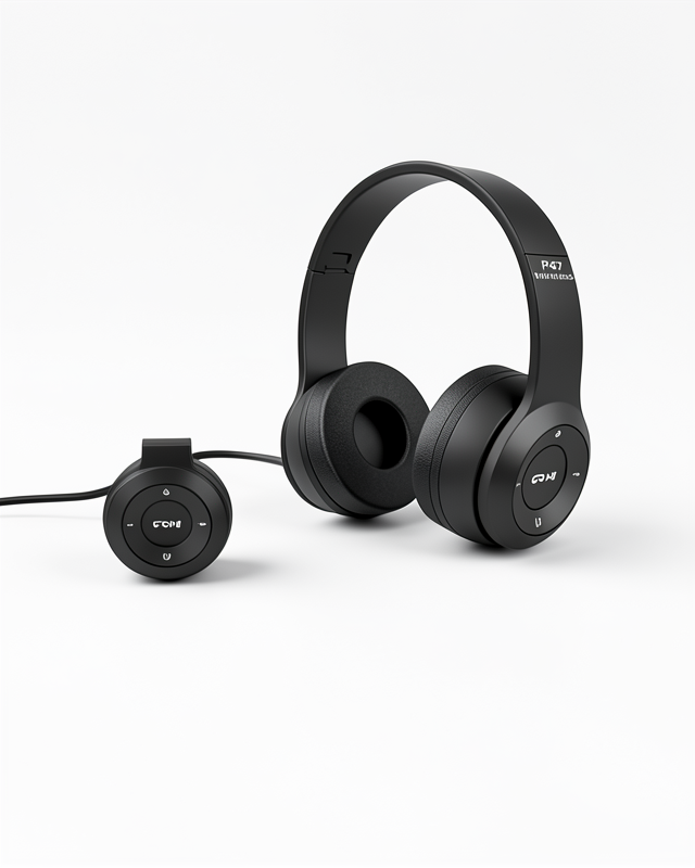 Ergonomik Bluetooth Kulaklık P47, TF Kart ve AUX Desteği ile