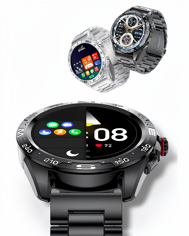 Bluetooth bağlantılı dokunmatik ekranlı sağlık ve fitness takibi akıllı saat