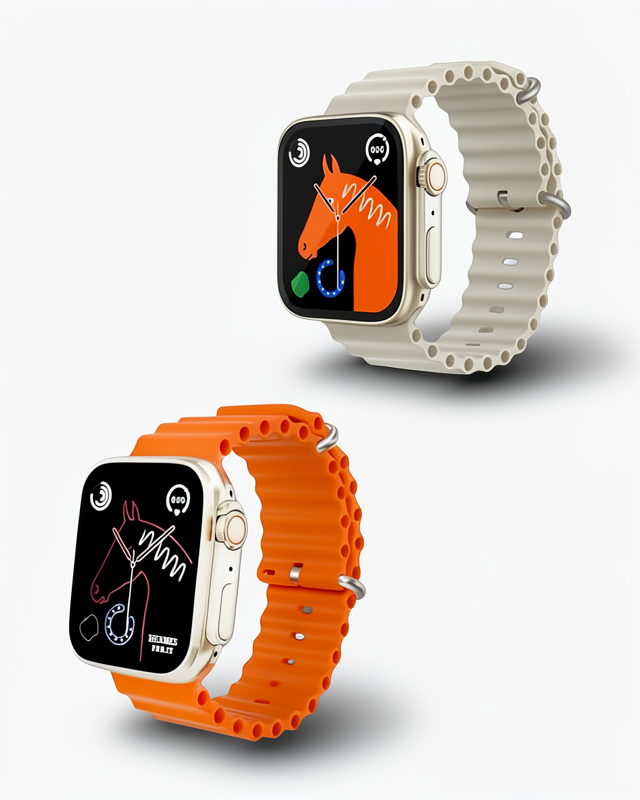 Bluetooth Akıllı Saat, 49MM Ekran, Kan Basıncı ve Adımsayar Özellikleriyle