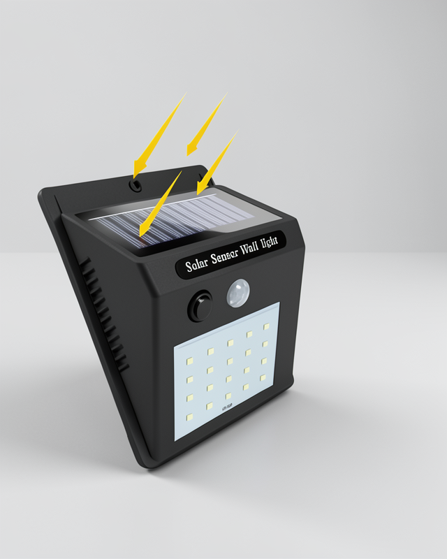 Maxilife 20 LED'li Güneş Enerjili Hareket Sensörlü Duvar Lambası