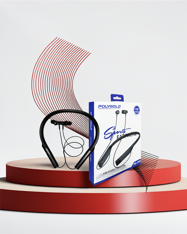 Polygold PG-100 Boyun Bantlı Kulaklık – Bluetooth 5.0, 50 Saat Konuşma Süresi
