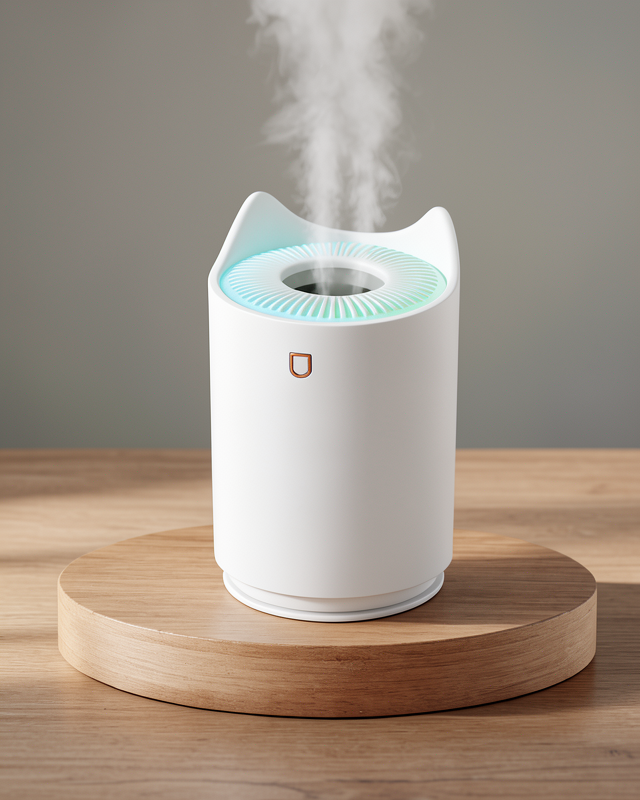 7 Renk LED Aromaterapi Difüzörü Ultrasonik Hava Nemlendirme Cihazı