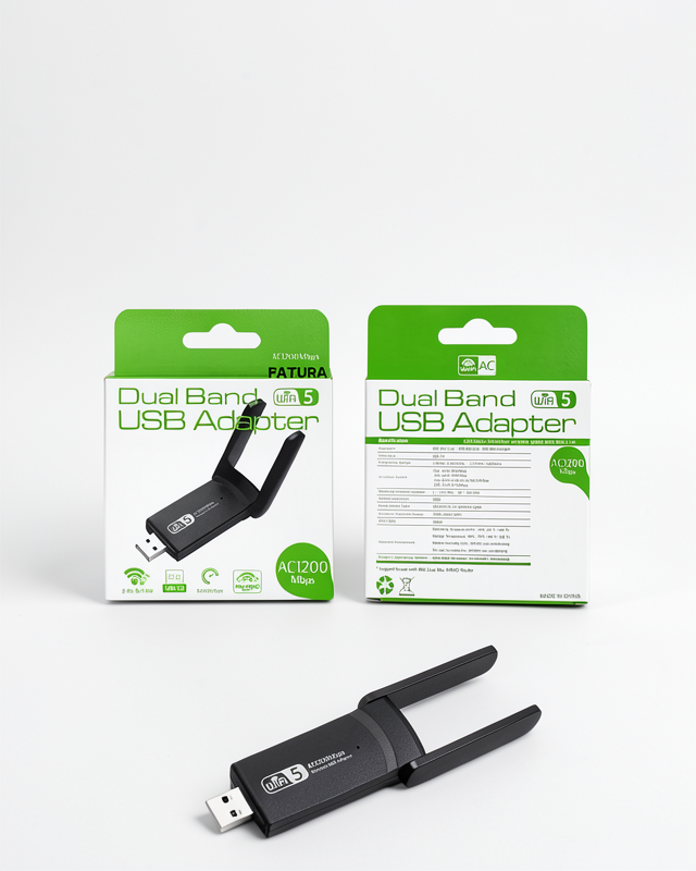 Kablosuz USB 3.0 Adaptör – 2.4GHz ve 5GHz Desteğiyle