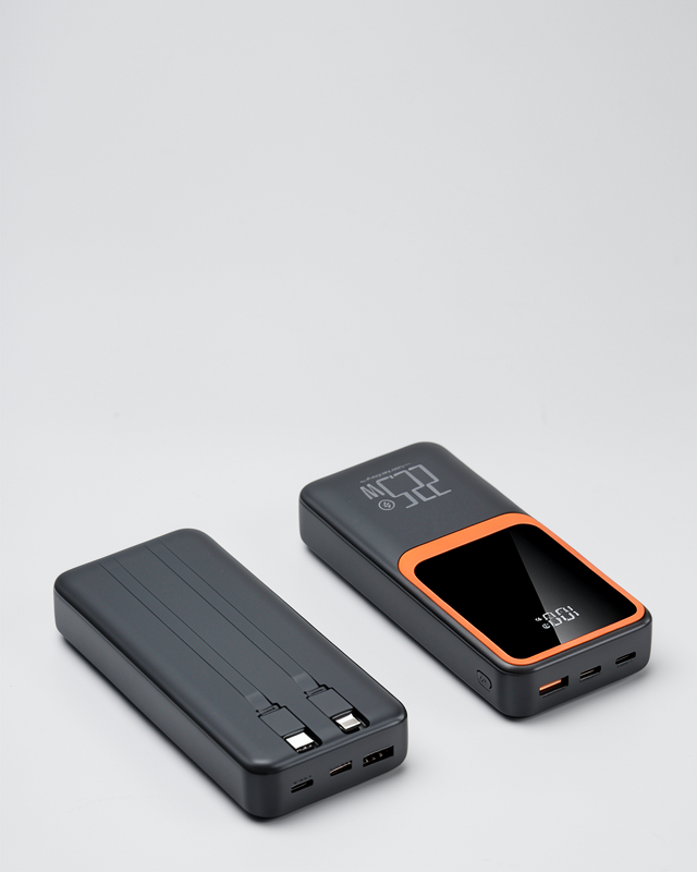 20000 mAh Taşınabilir Şarj Cihazı | Hızlı Şarj 22.5W + Kablo ve Dijital Ekran