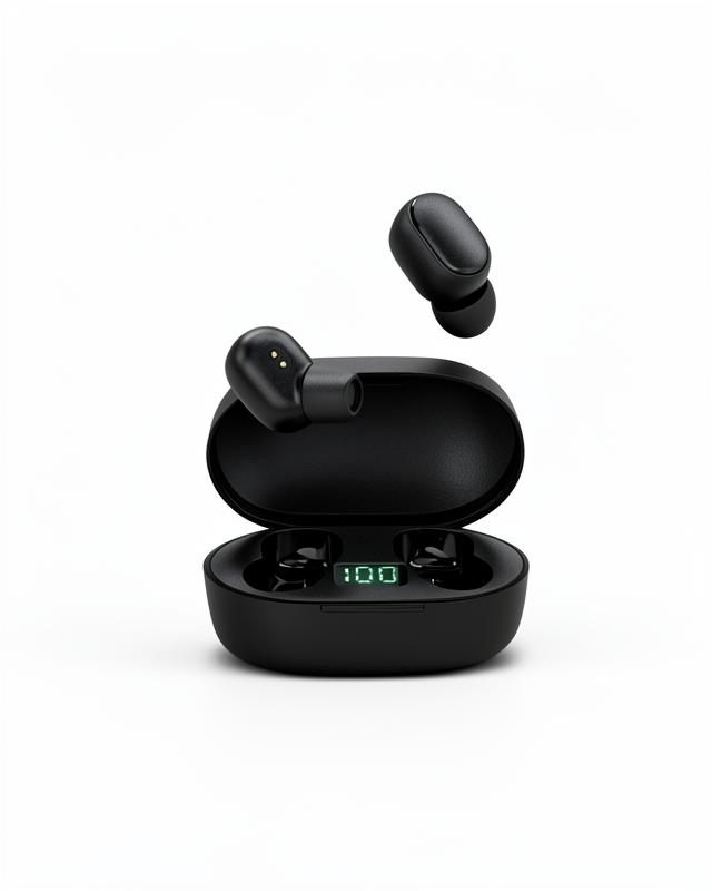 TWS Bluetooth Kulaklık Kulak İçi Kablosuz Dijital Göstergeli Çağrı Cevaplayabilen