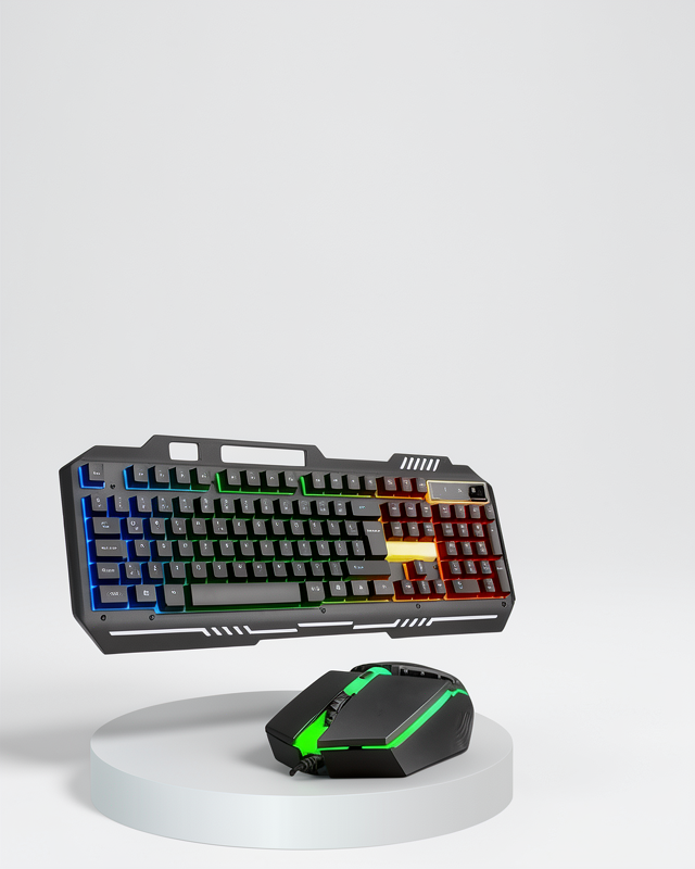 RGB Işıklı Gaming Oyuncu Klavye Q Klavye Mouse Hediyeli