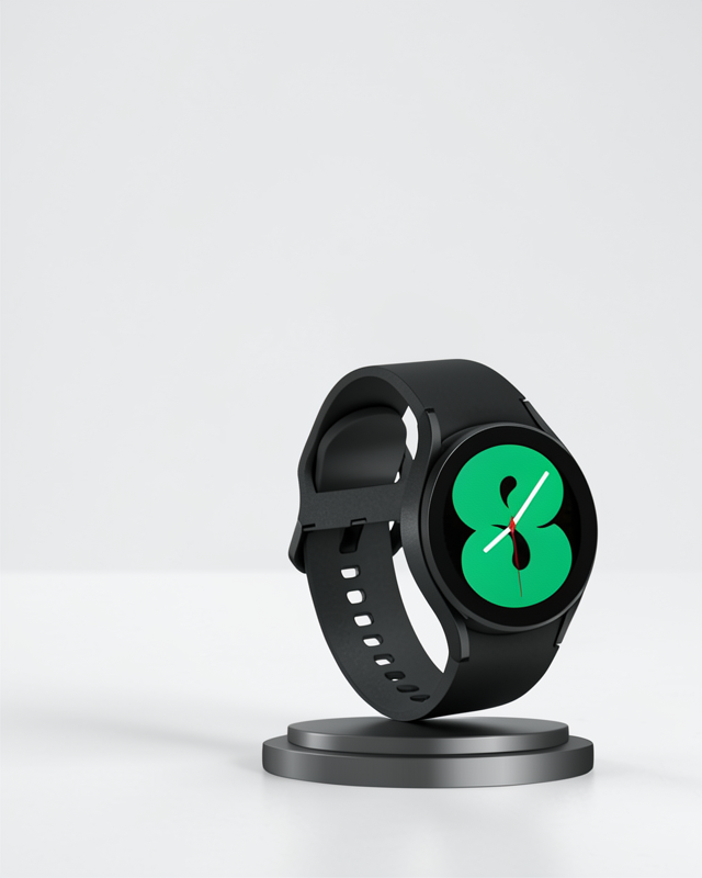 Akıllı Saat Bluetooth Bağlantılı Yuvarlak Ekran Plastik Kordonlu