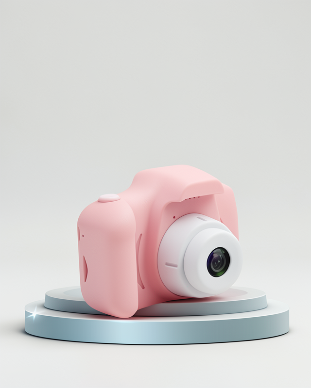 Çocuklara Özel Mini Çok Renkli Fotoğraf Makinesi 1080p HD