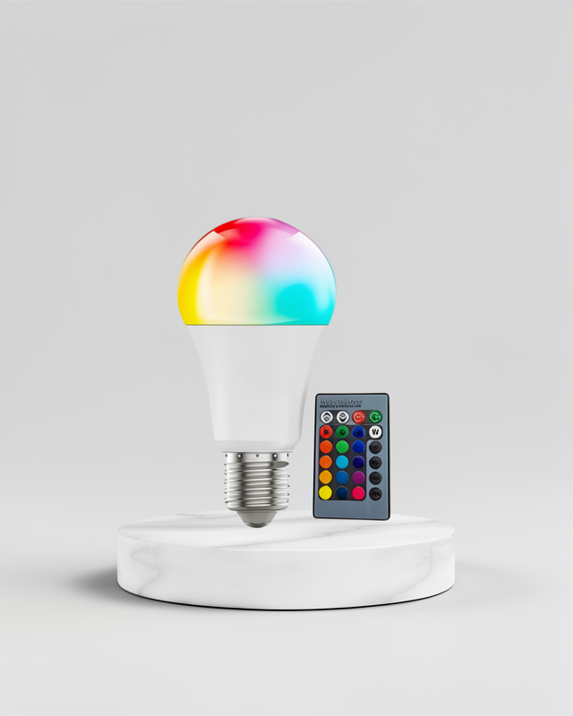 Akıllı RGB Led Ampul E27 10 Watt Renk Değiştiren Uzaktan Kumandalı