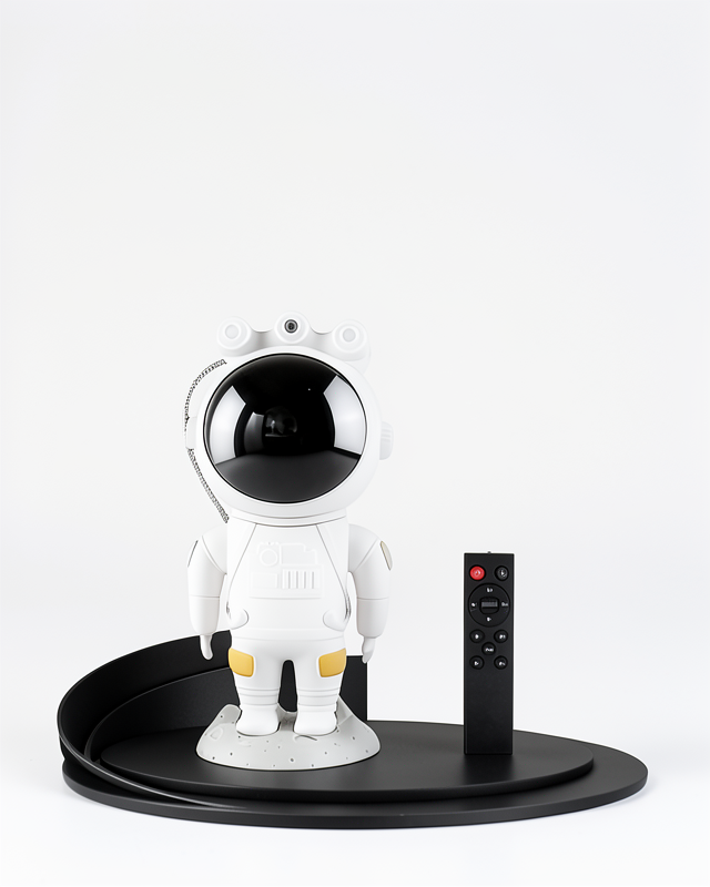 Astronot Gece Lambası Bluetooth Hoparlör Galaksi Işık Projektörü