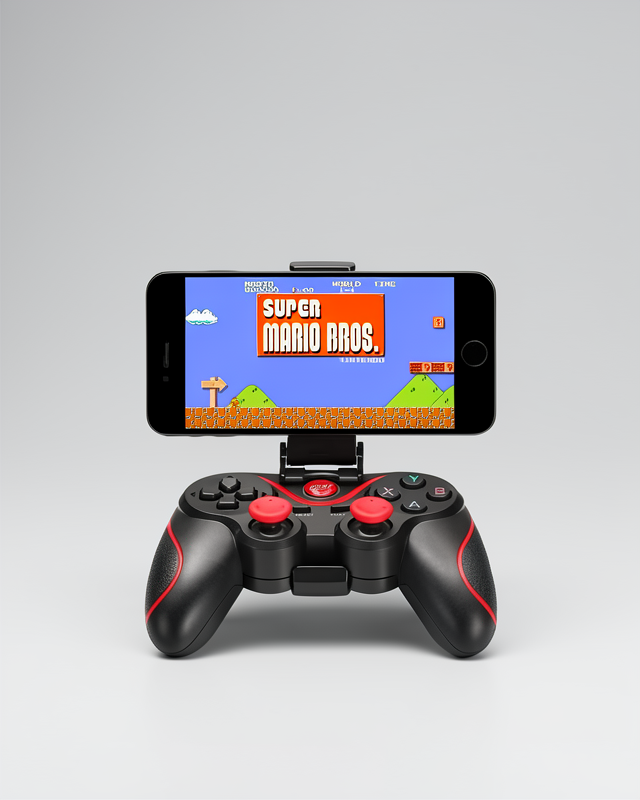 Gamepad Joystik Bluetooth Telefon Tutucu Android Uyumlu